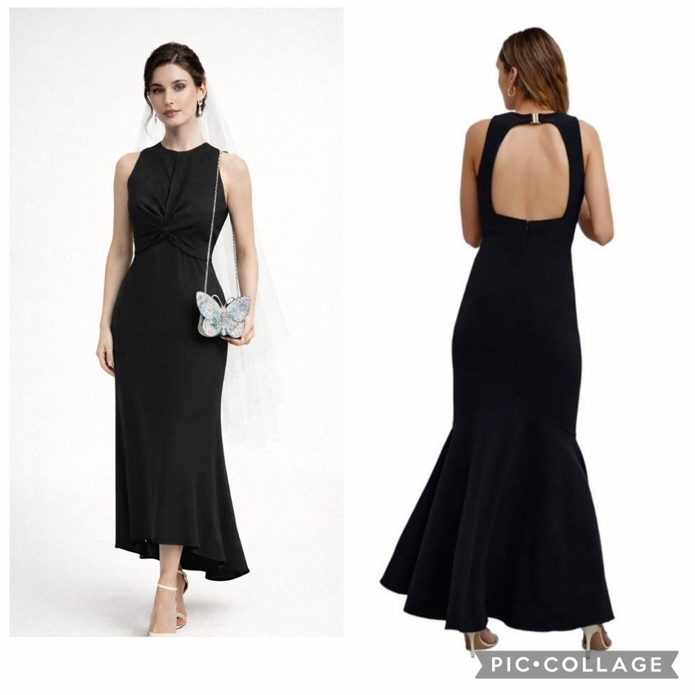 Significant Other Ezra Slinky‎ Maxi Dress Black NWOT Size 8